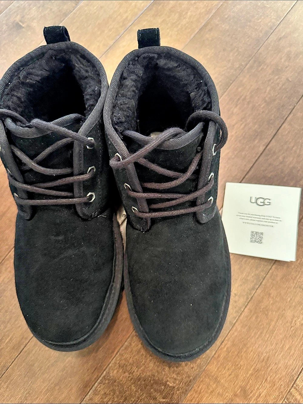 UGG Neumel Chukka Boot Boots Black US 9